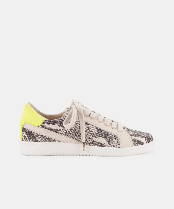 NINO SNEAKERS STONE SNAKE PRINT LEATHER re:vita sold by Dolce Vita