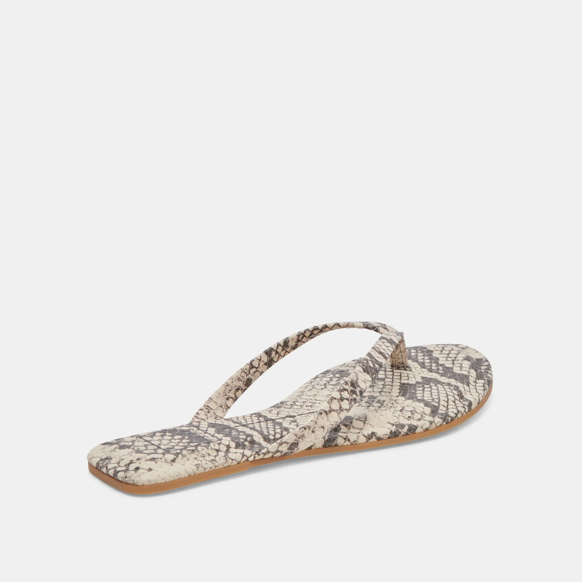 LAYNEY SANDALS BLACK WHITE EMBOSSED SNAKE sold by Dolce Vita product image thumbnail 3