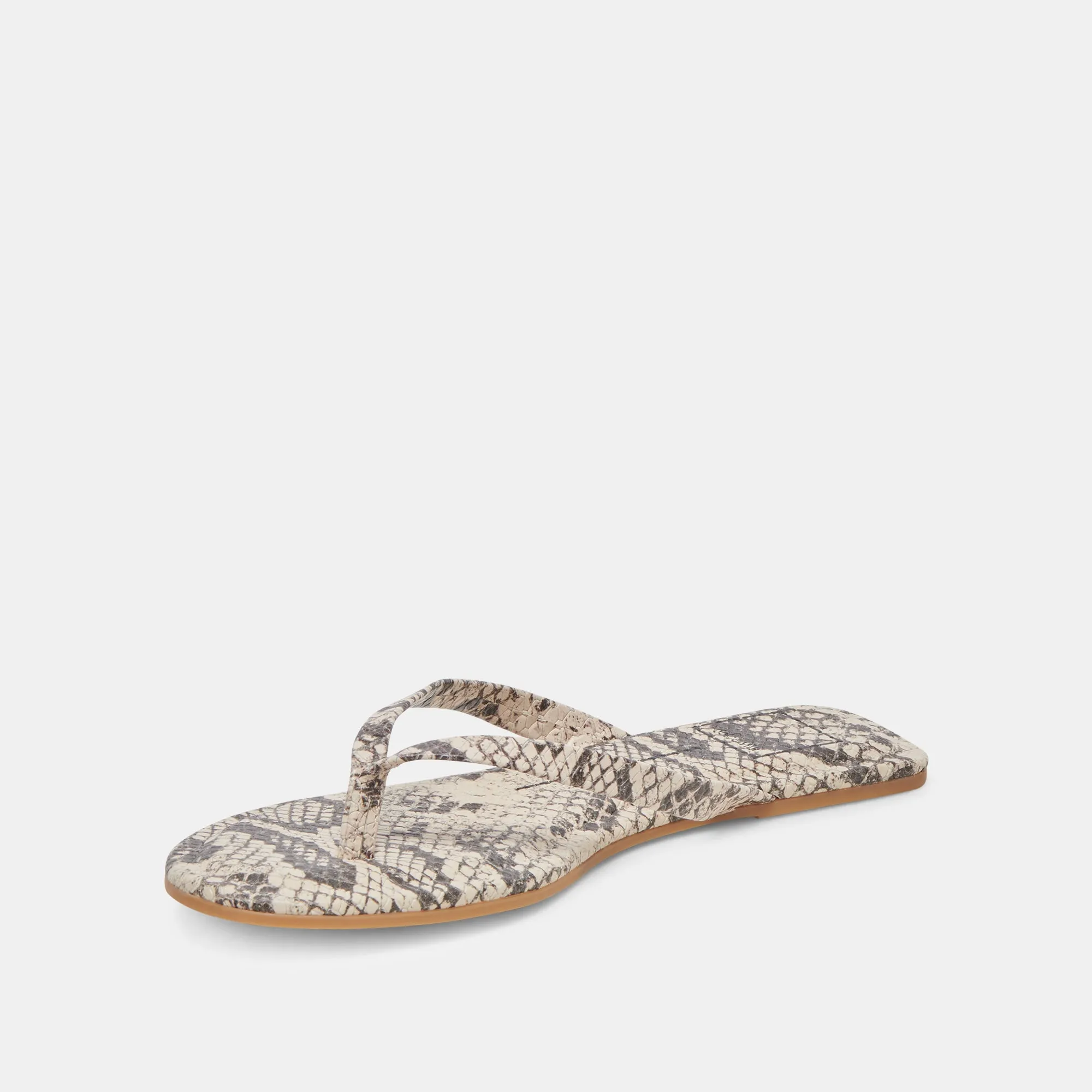 LAYNEY SANDALS BLACK WHITE EMBOSSED SNAKE sold by Dolce Vita product image thumbnail 4
