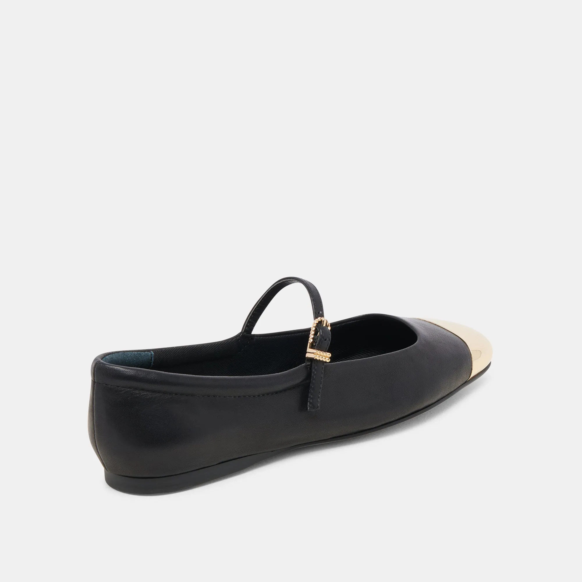 REYES TOE CAP BALLET FLATS BLACK LEATHER sold by Dolce Vita product image thumbnail 3