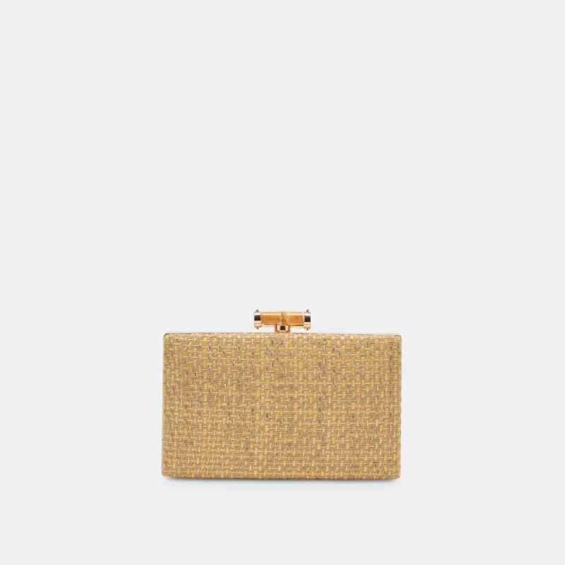 SANDY CLUTCH NATURAL WOVEN sold by Dolce Vita