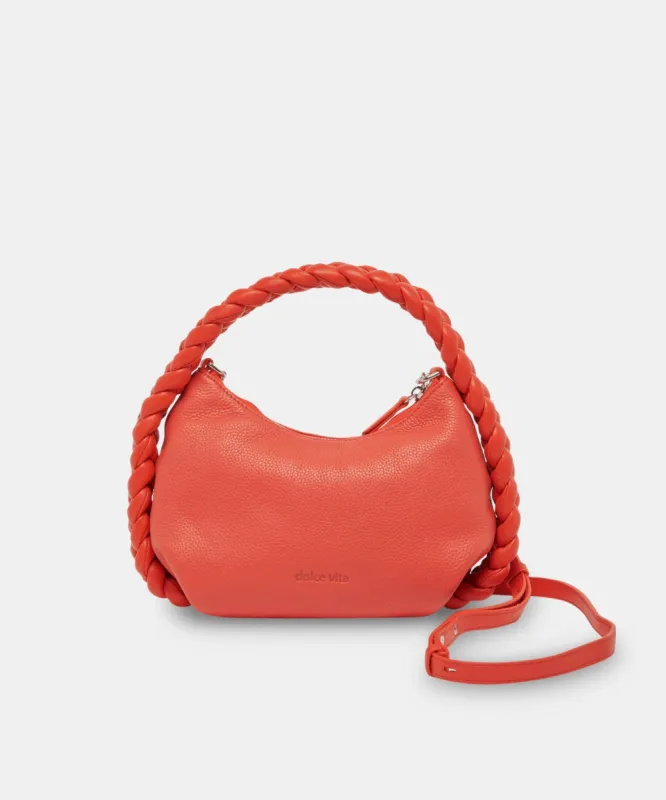 PIPPA CROSSBODY PERSIMMON SOFT PEBBLE LEATHER sold by Dolce Vita
