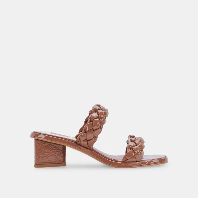 RONIN SANDALS TAUPE PATENT STELLA sold by Dolce Vita