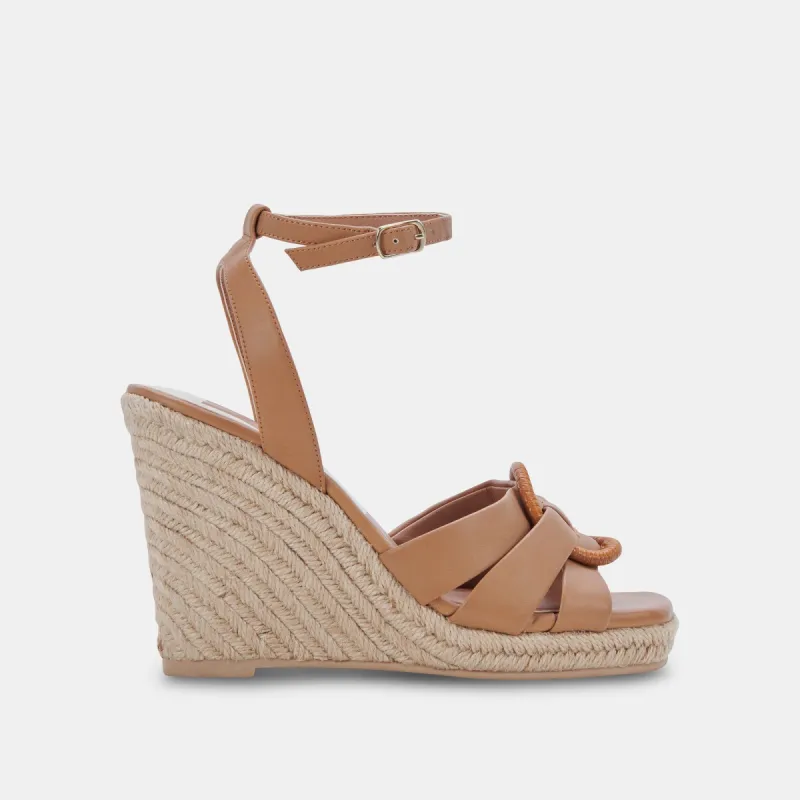 MAZE WEDGES LUGGAGE LEATHER sold by Dolce Vita