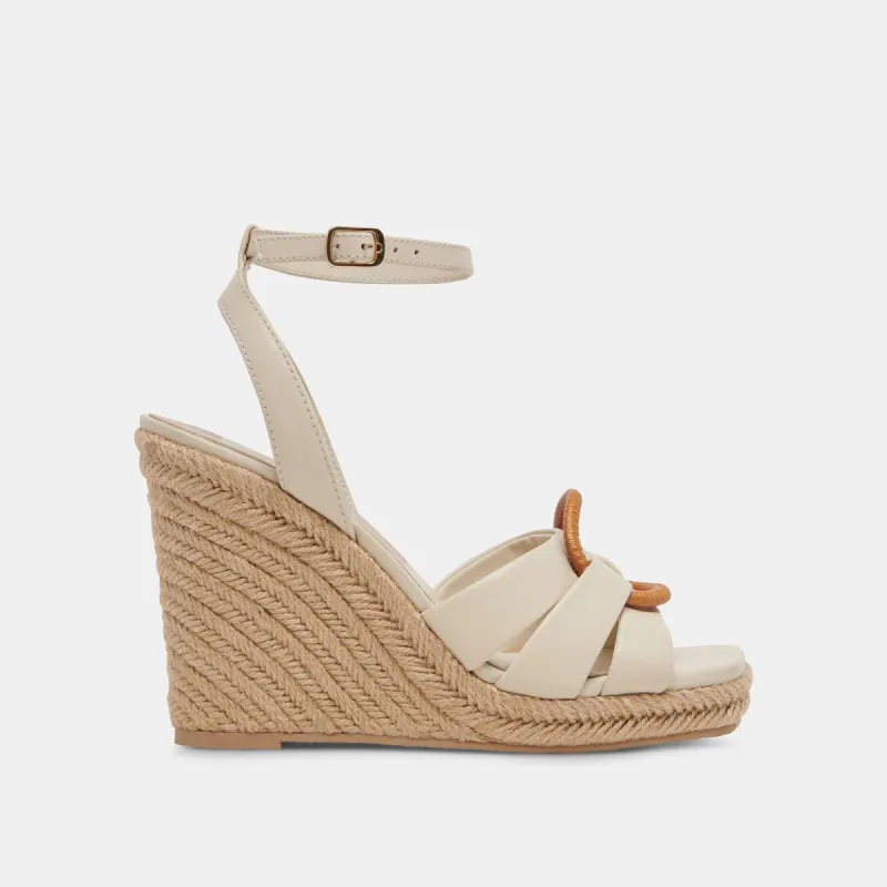 MAZE WEDGES IVORY LEATHER sold by Dolce Vita