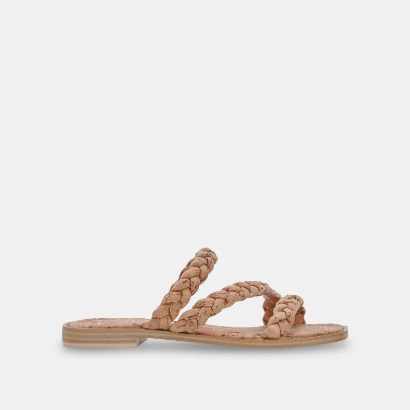 IMAN SANDALS NATURAL CORK sold by Dolce Vita
