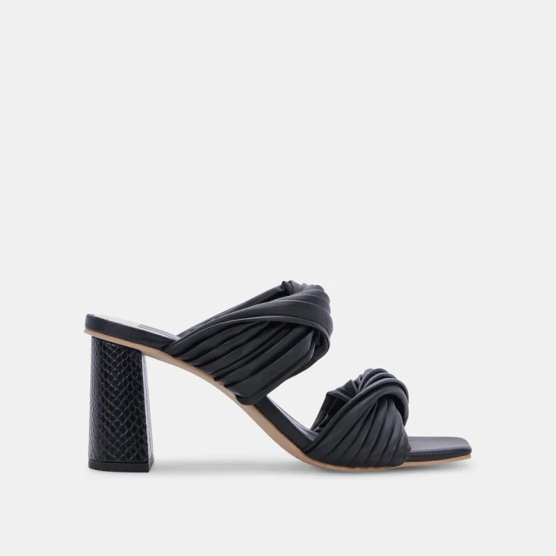 PILTON WIDE HEELS BLACK STELLA sold by Dolce Vita