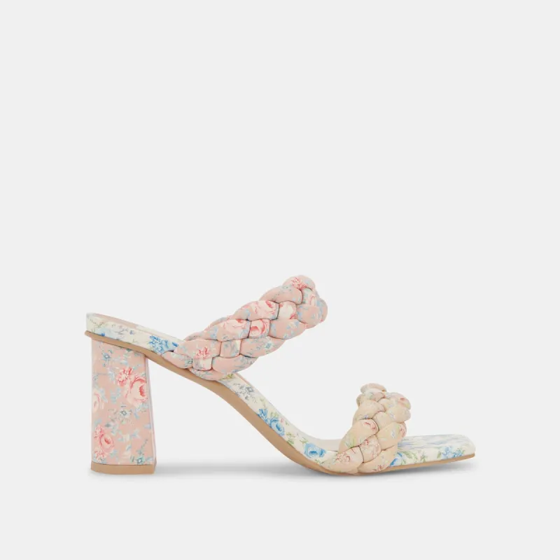 PAILY HEELS PINK FLORAL STELLA sold by Dolce Vita