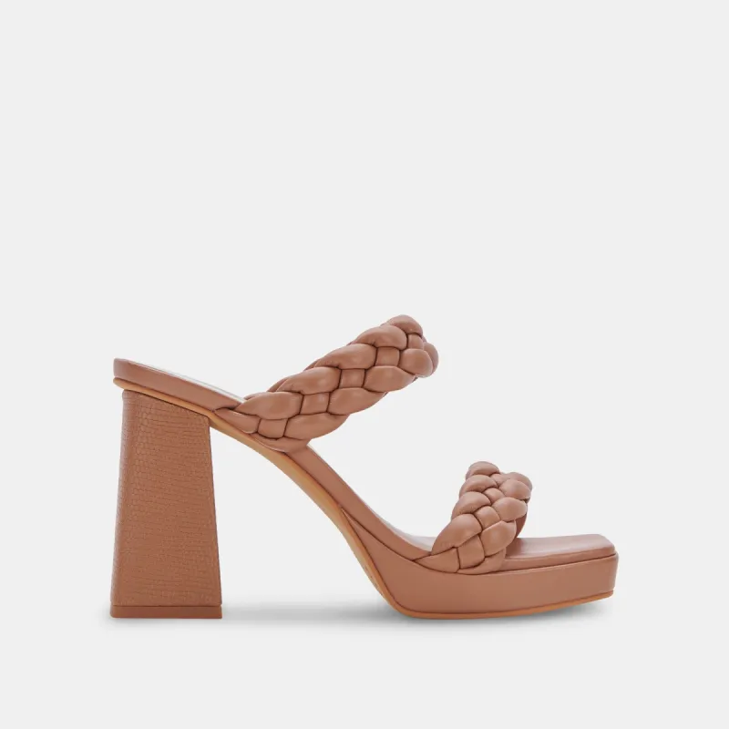 ASHBY WIDE HEELS CARAMEL STELLA sold by Dolce Vita