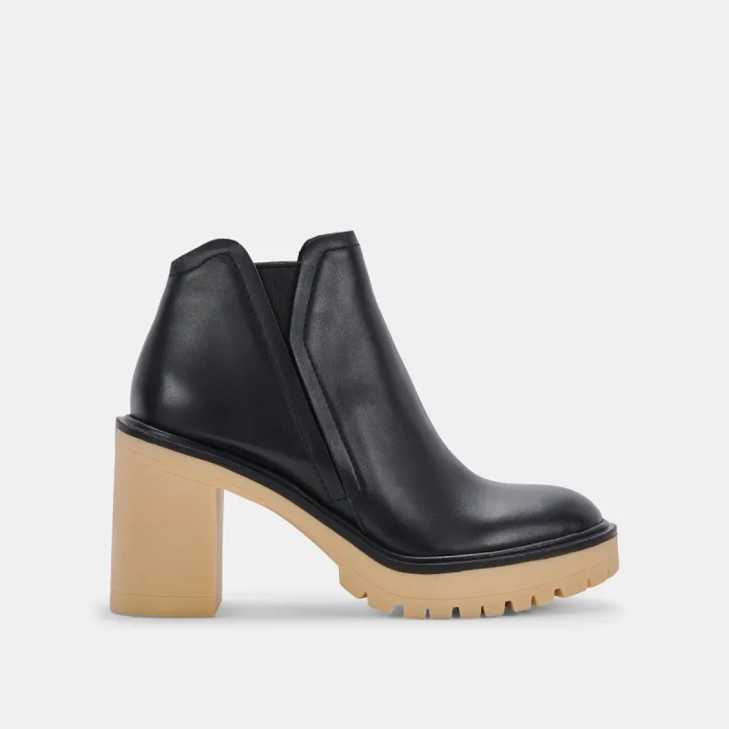 CASHE H2O BOOTS BLACK LEATHER made by Dolce Vita