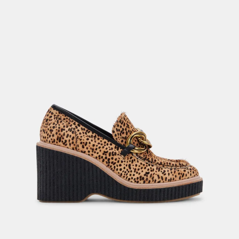 BRENAN WEDGES LEOPARD CALF HAIR sold by Dolce Vita