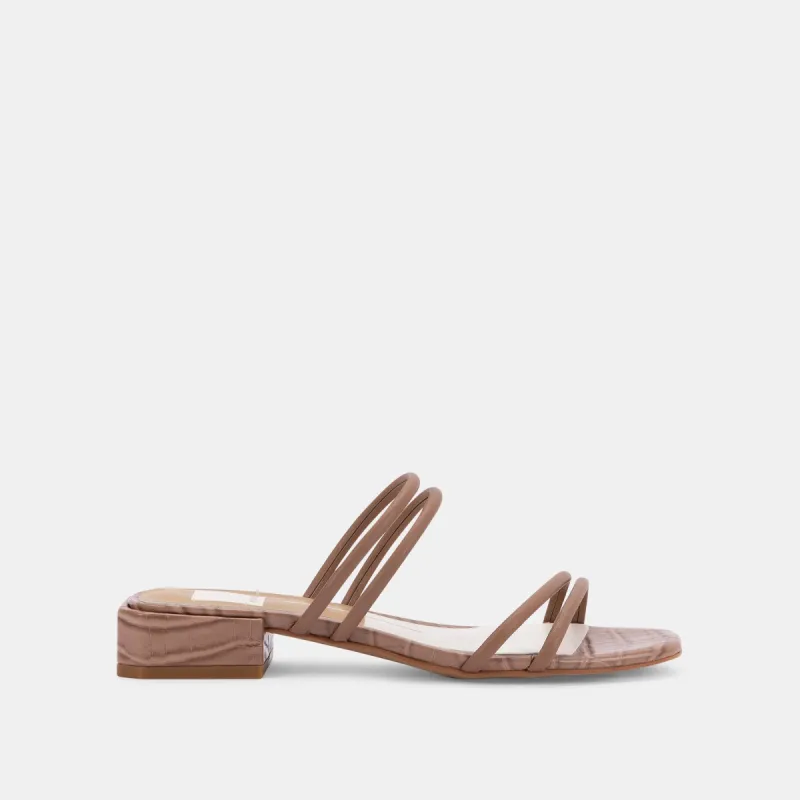 HAIZE SANDALS CAFE LEATHER sold by Dolce Vita