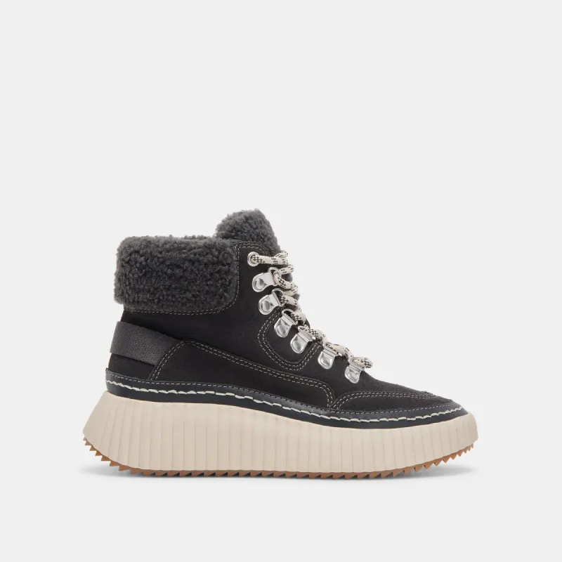 DEBBIE PLUSH SNEAKERS ANTHRACITE SUEDE sold by Dolce Vita