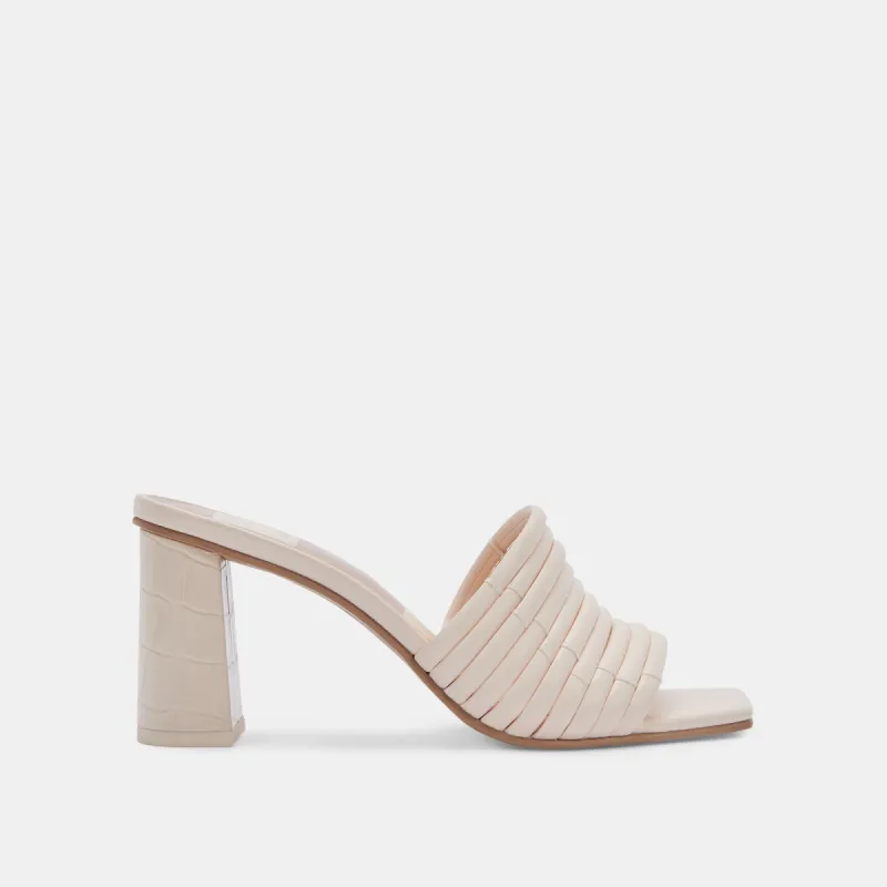 PRIANA HEELS CREAM STELLA sold by Dolce Vita