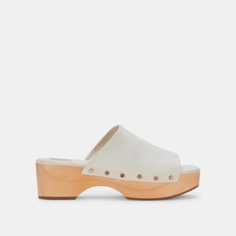 DORADO MULES BONE LEATHER sold by Dolce Vita