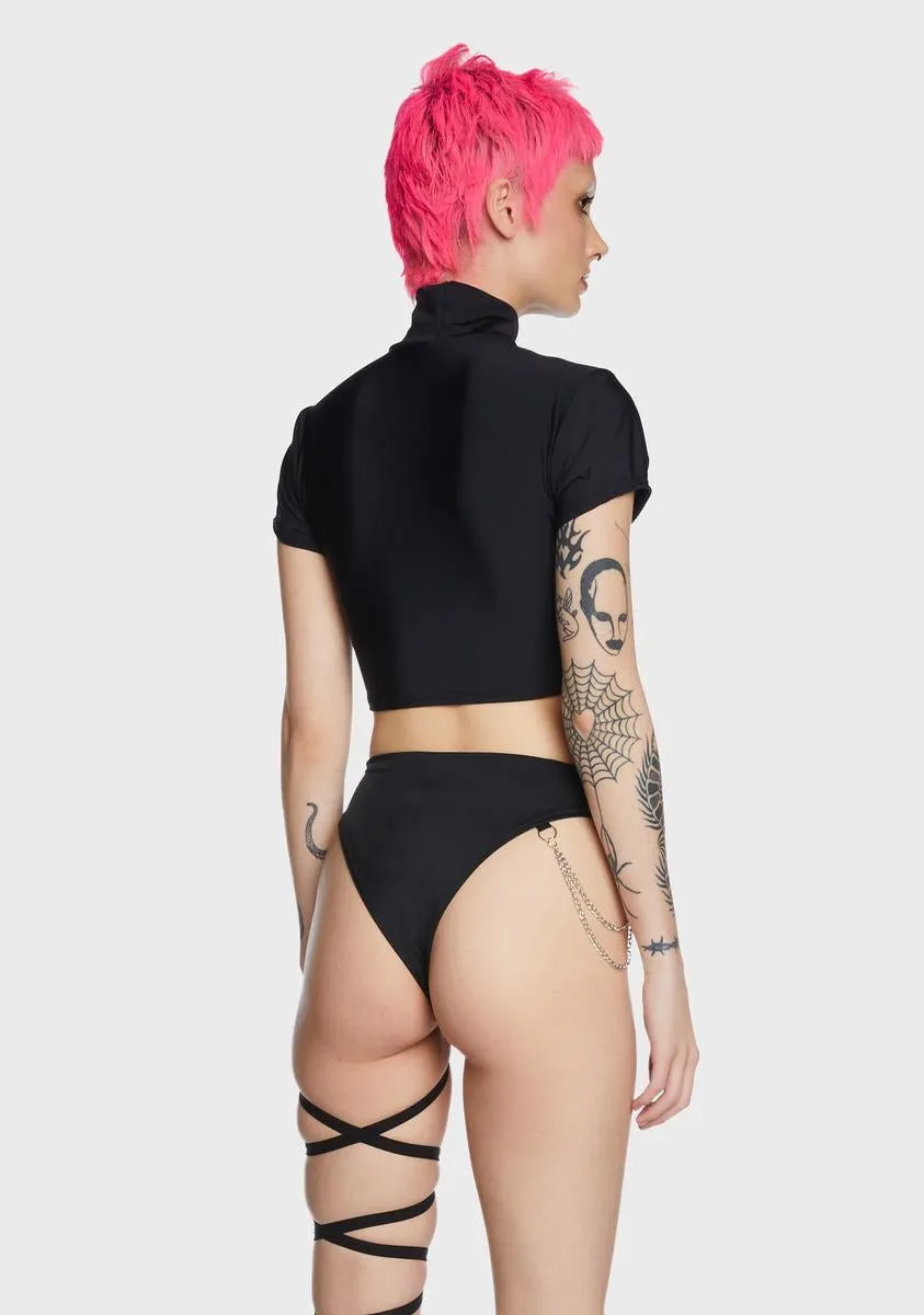 Mock Chain Crop Top sold by Dolls Kill product image thumbnail 4