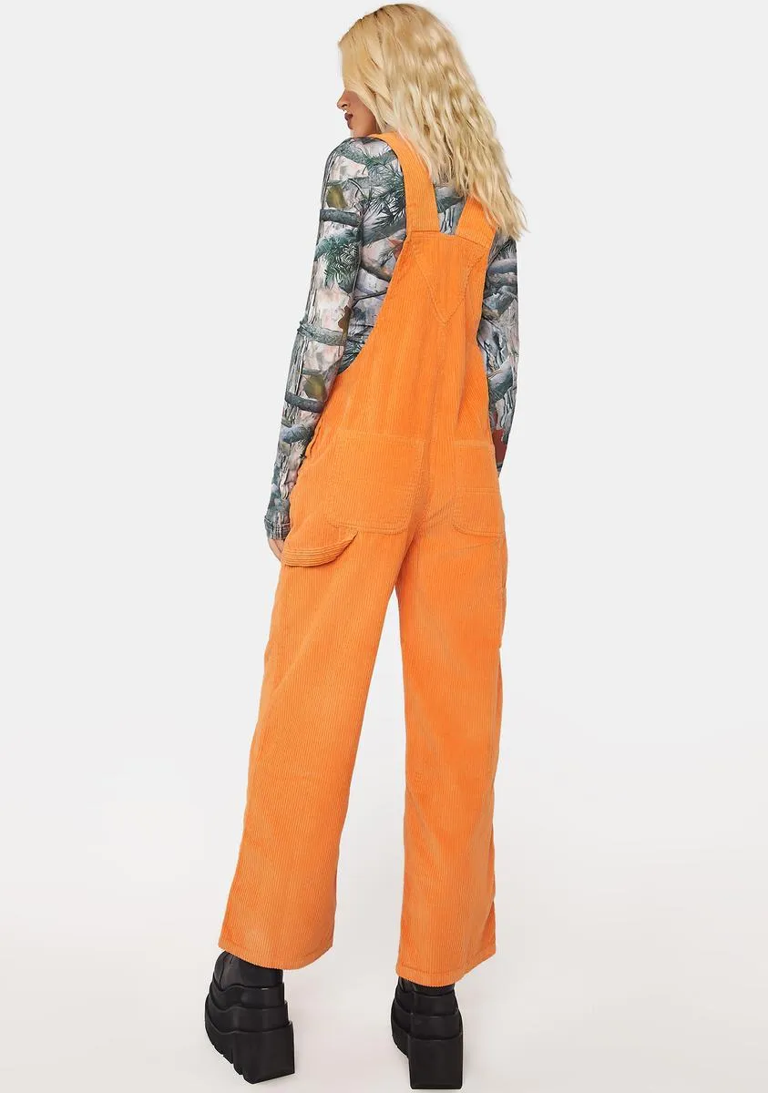 Lumberjack Corduroy Dungarees sold by Dolls Kill product image thumbnail 4