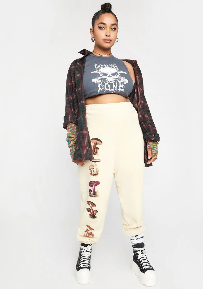 Plus Pure Magic Shrooms Sweatpants sold by Dolls Kill product image thumbnail 3