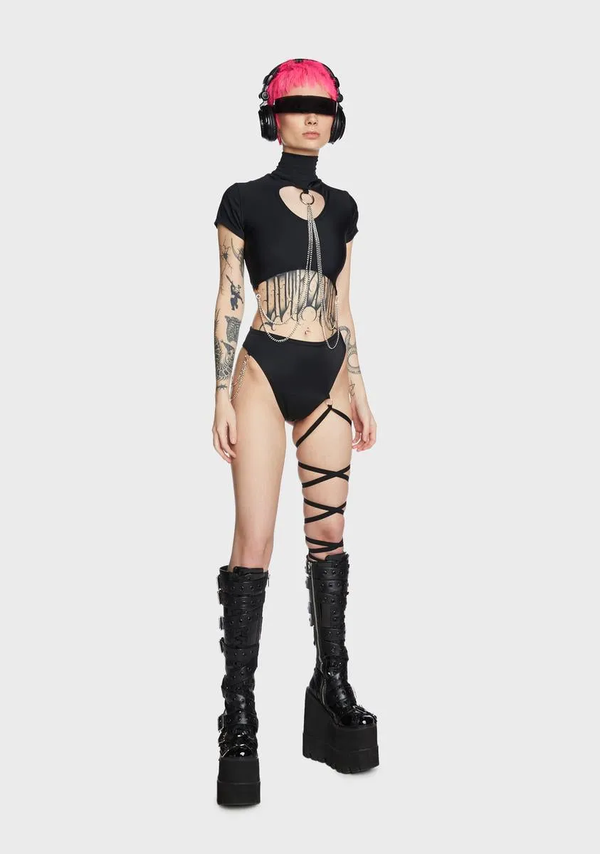 Mock Chain Crop Top sold by Dolls Kill product image thumbnail 5