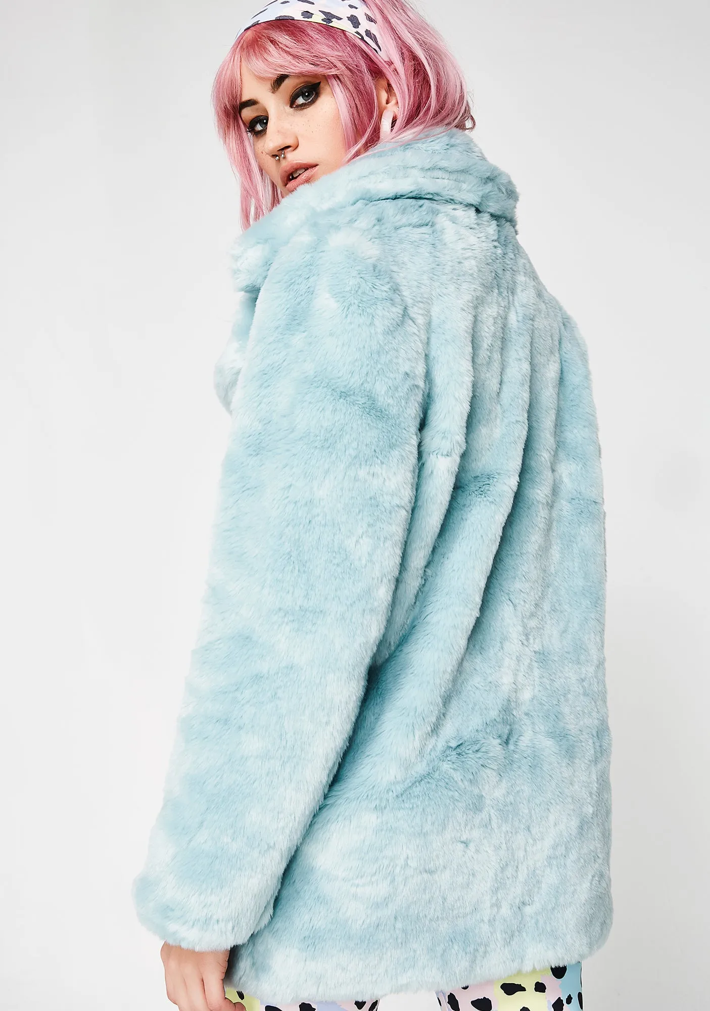 Candy Craving Faux Fur Coat sold by Dolls Kill product image thumbnail 2