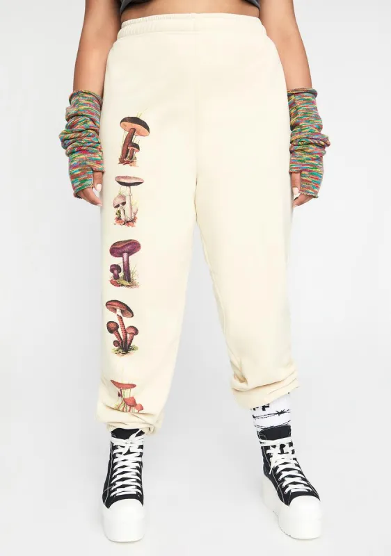 Plus Pure Magic Shrooms Sweatpants sold by Dolls Kill
