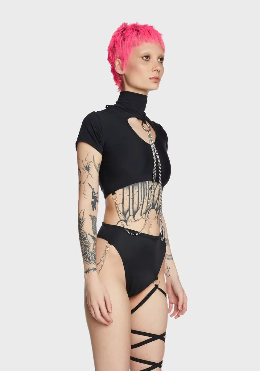 Mock Chain Crop Top sold by Dolls Kill product image thumbnail 3