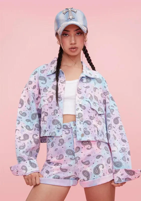 Steal Your Heart Denim Jacket sold by Dolls Kill