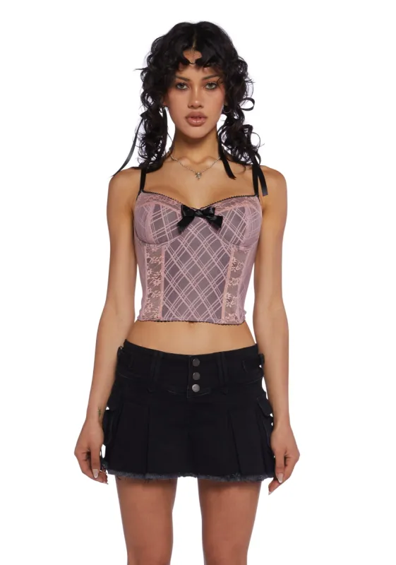 Handwritten Notes Crop Top sold by Dolls Kill