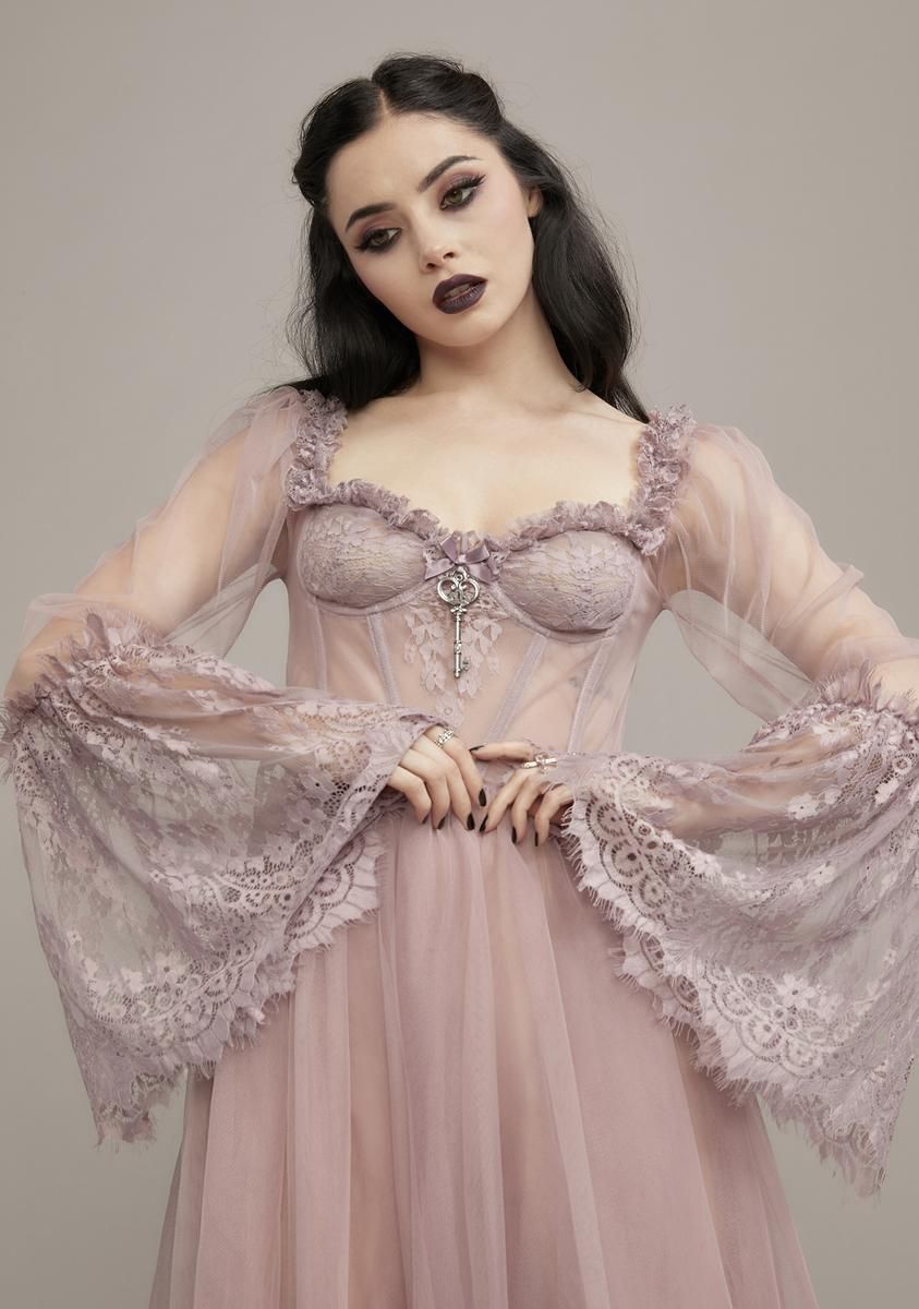 Lady Dance With Death Maxi Dress sold by Dolls Kill product image thumbnail 2