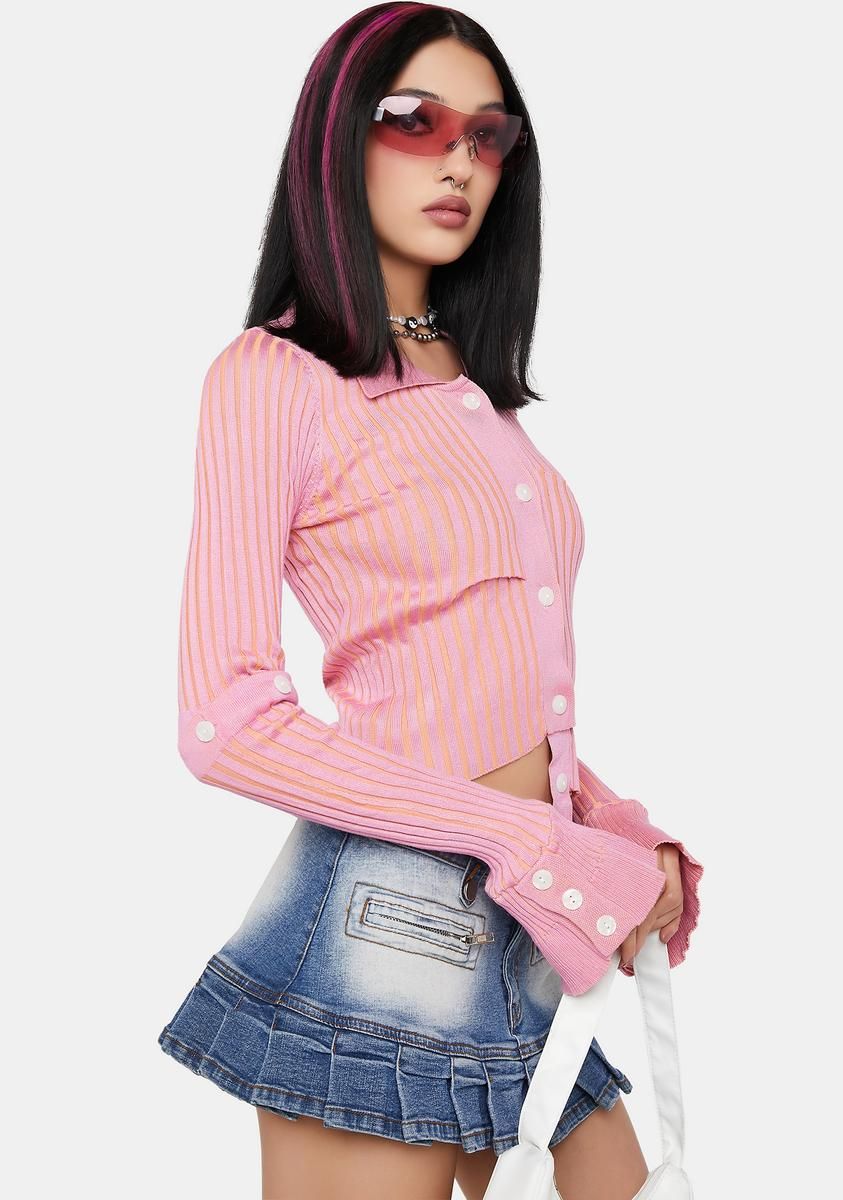 Optical Illusion Asymmetrical Top sold by Dolls Kill product image thumbnail 2