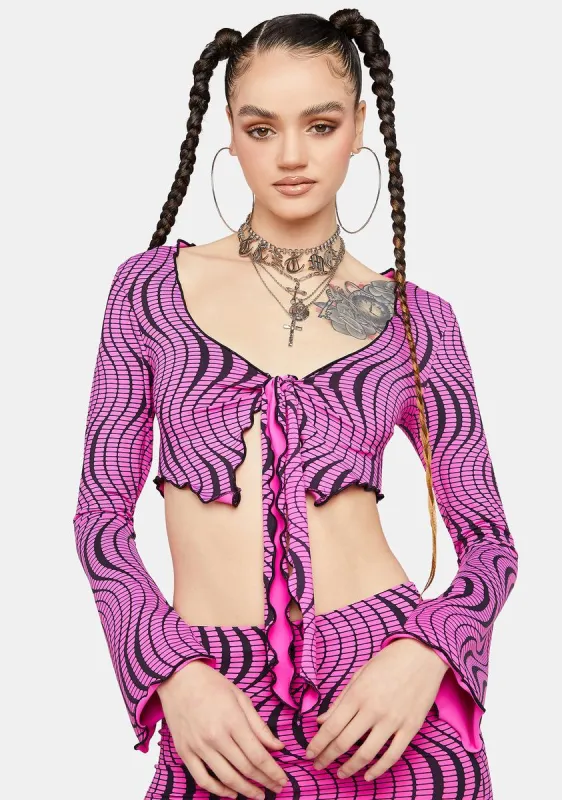 Shed My Skin Crop Top sold by Dolls Kill