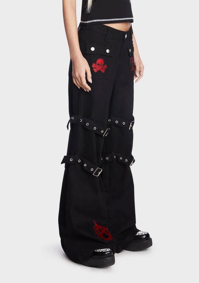 Trying To Be Nice Cargo Pants sold by Dolls Kill product image thumbnail 4