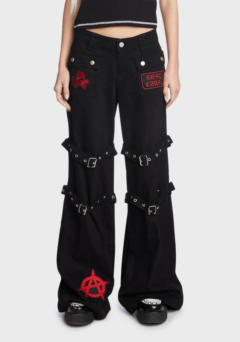 Trying To Be Nice Cargo Pants sold by Dolls Kill