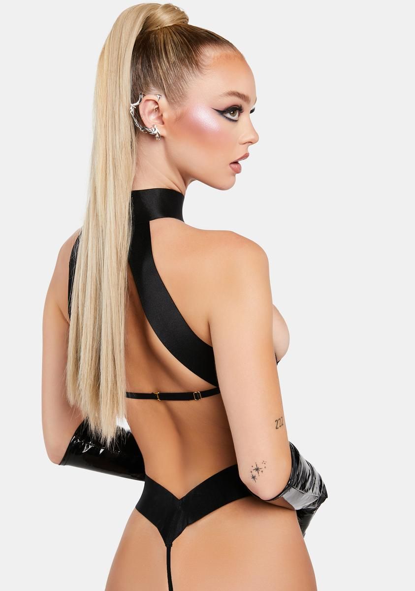 Lydie Vegan Leather Teddy sold by Dolls Kill product image thumbnail 4