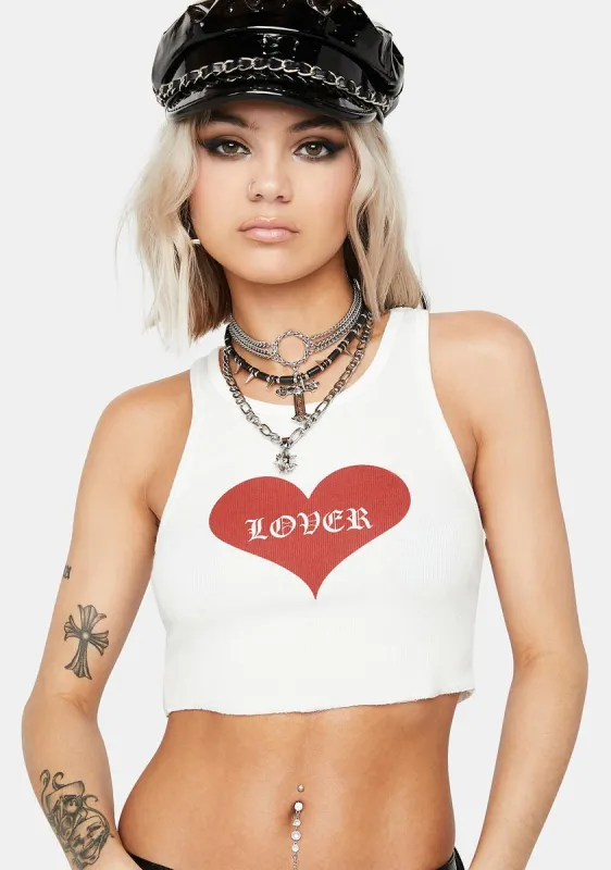Rock N Roll Lover Graphic Tank sold by Dolls Kill