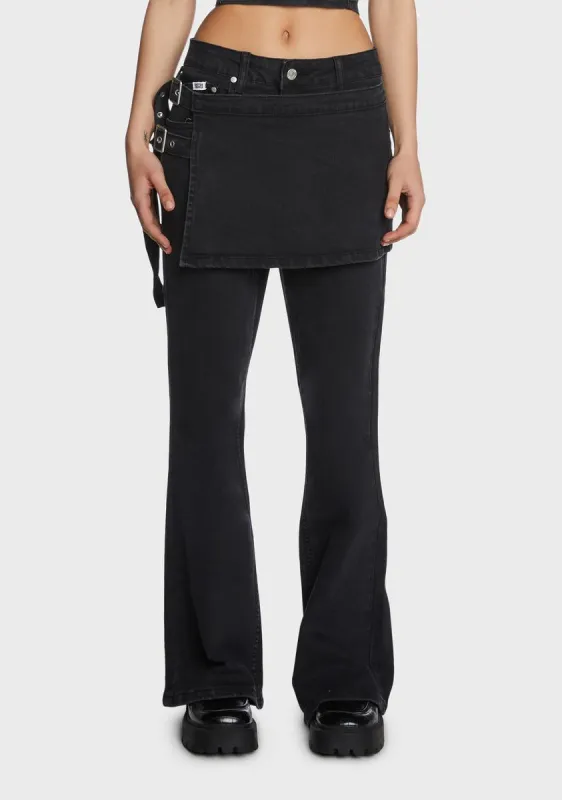 Low Rider Skirt Pants sold by Dolls Kill