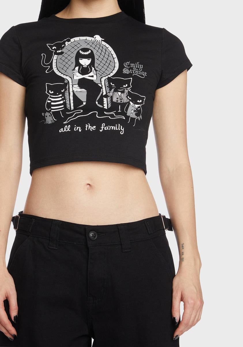 Kitten In The Family Baby Tee sold by Dolls Kill product image thumbnail 2