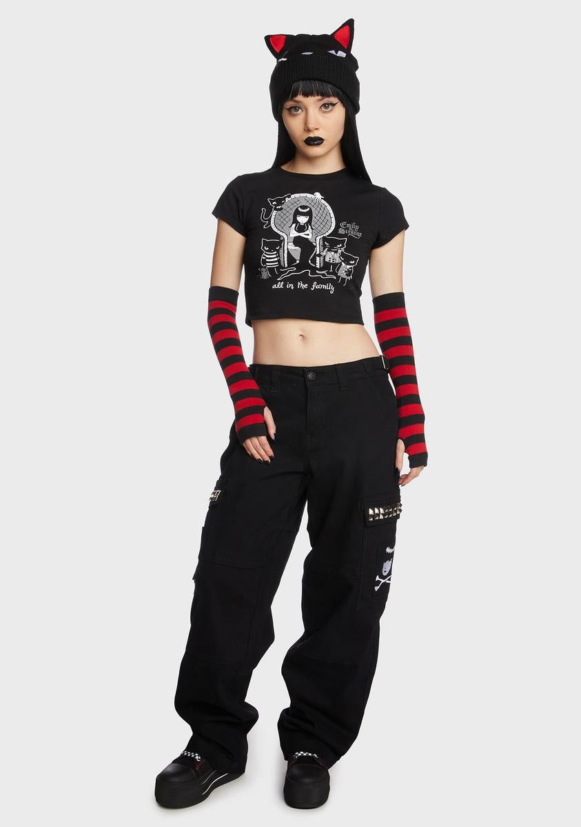 Kitten In The Family Baby Tee sold by Dolls Kill product image thumbnail 3