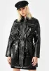 Belted Vegan Leather Trench Coat sold by Dolls Kill