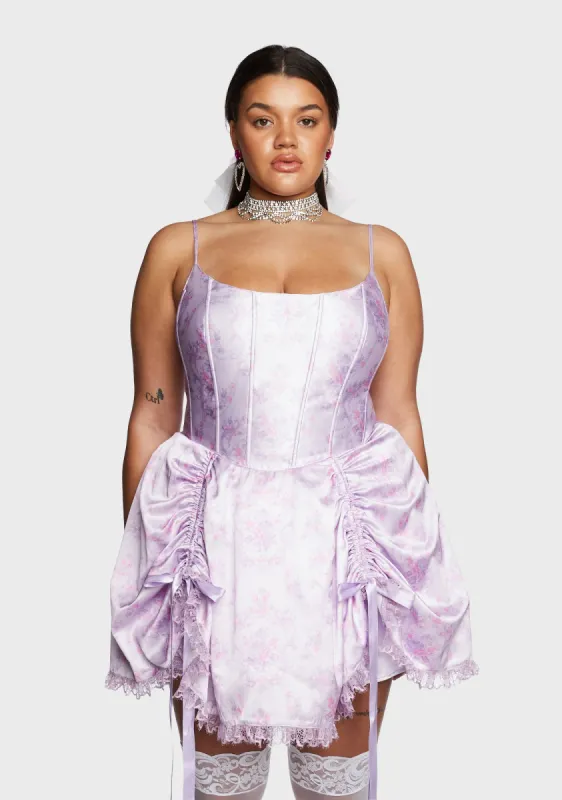 Plus Scandal Sheet Mini Dress sold by Dolls Kill