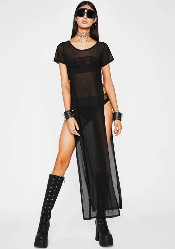 Midnight Vacation Daze Longline Tee sold by Dolls Kill