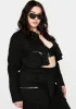 Atomic Power Check Cargo Jacket sold by Dolls Kill
