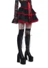 Heartsick Harlequin Mini Skirt sold by Dolls Kill