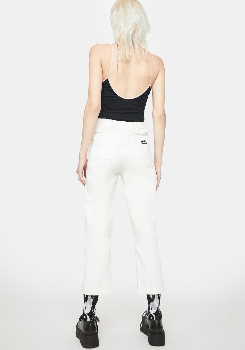 White Carpenter Pants sold by Dolls Kill product image thumbnail 4