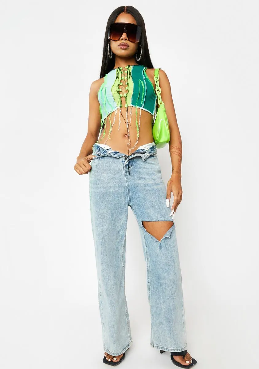 It's Getting Messy Crop Tank sold by Dolls Kill product image thumbnail 3