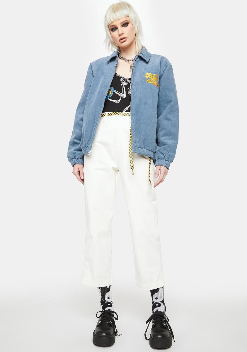 White Carpenter Pants sold by Dolls Kill product image thumbnail 3