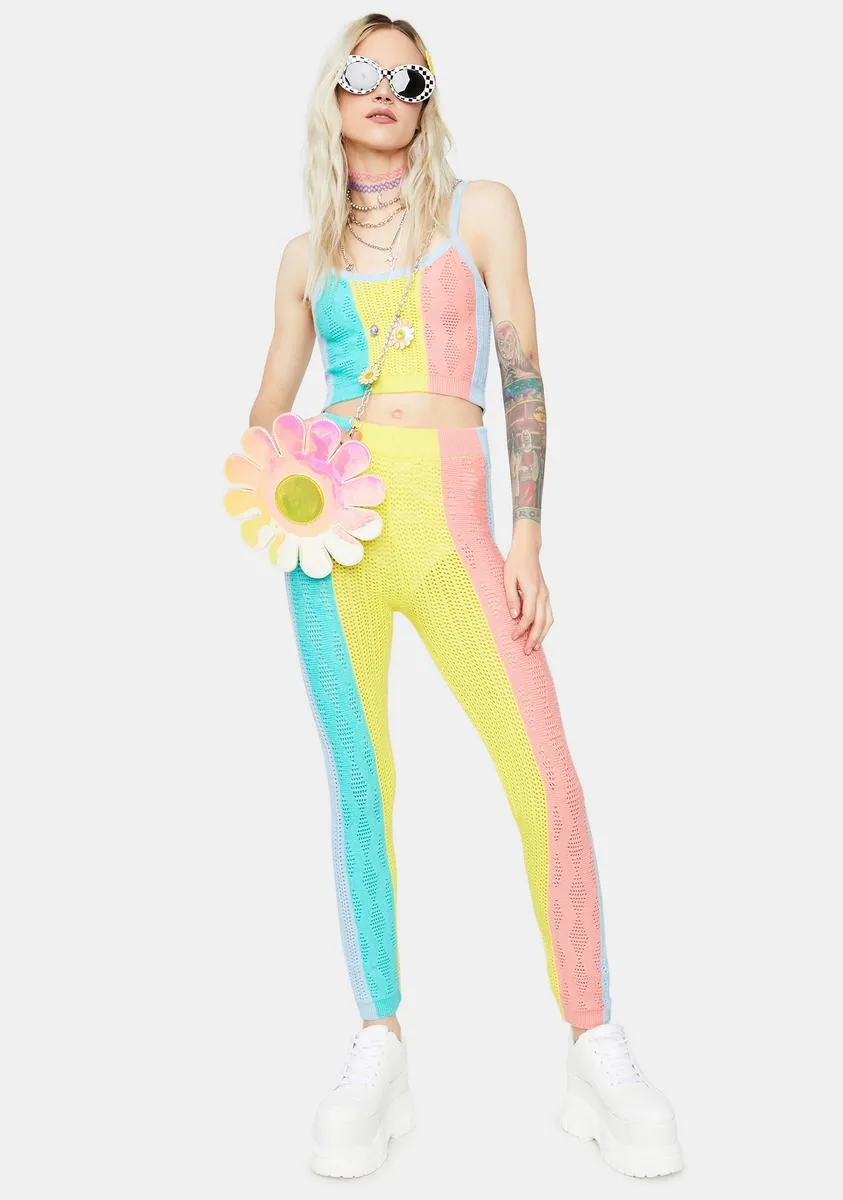 Rainbow Haze Colorblock Knit Tank sold by Dolls Kill product image thumbnail 3