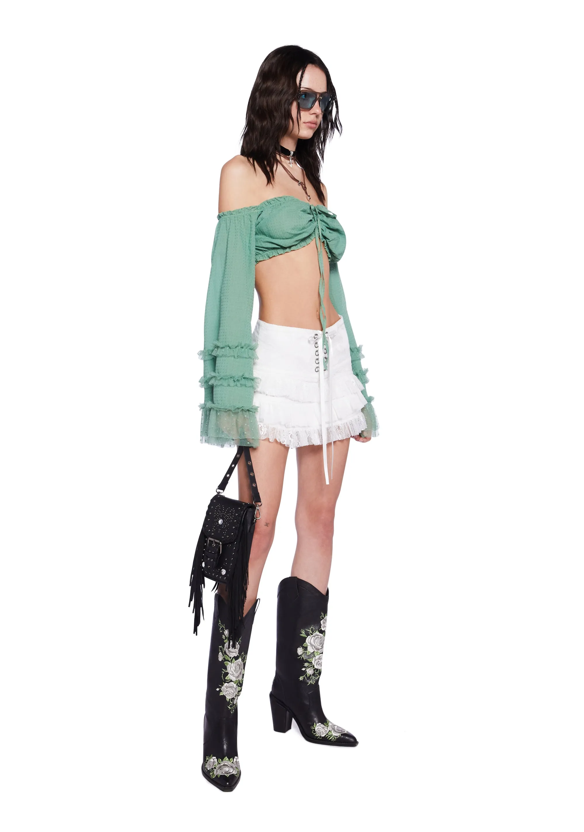 Delicate Daydreamer Mini Skirt sold by Dolls Kill product image thumbnail 5