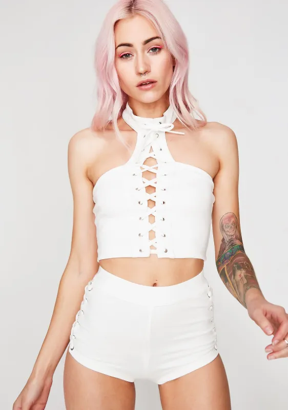 Icy Bass Head Short Set sold by Dolls Kill