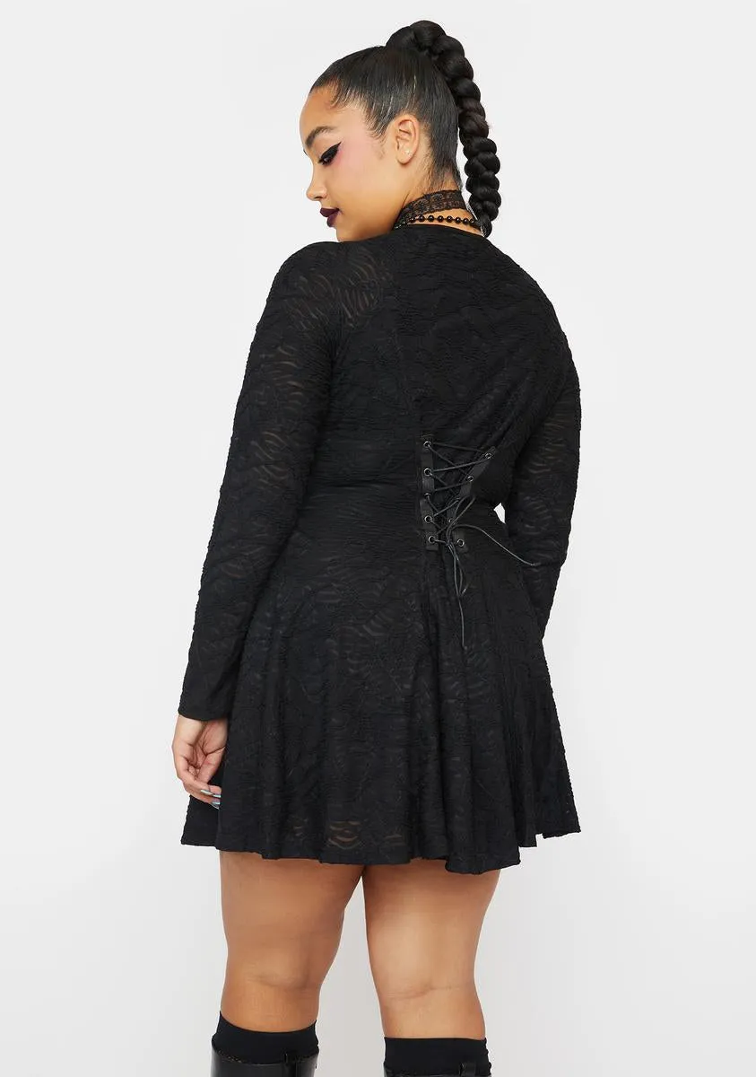 Fader Two Tone Knit Sweater sold by Dolls Kill